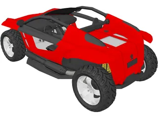 Peugeot Hoggar Concept 3D Model preview