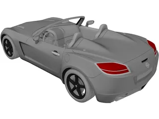 Opel GT (2007) 3D Model preview