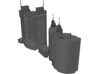 Building Office 3D Model preview