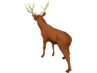 Deer Mule 3D Model preview