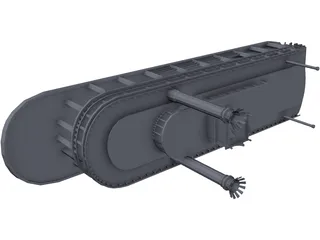 Boat 3D Model preview
