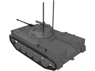BMD-3 Airborne IFV 3D Model preview
