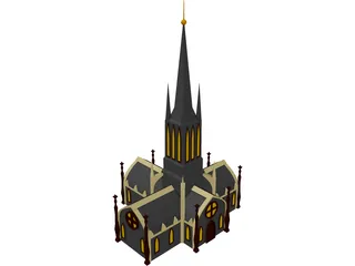 Cathedral 3D Model preview