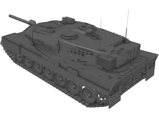Leopard 2 A5 3D Model preview