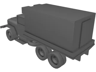 M35A2 Radio Truck 3D Model preview
