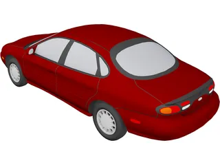 Ford Taurus (1996) 3D Model preview