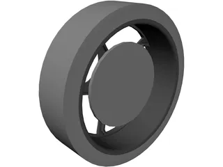 Wheel 3D Model preview