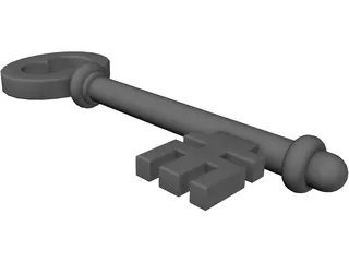 Key 3D Model preview