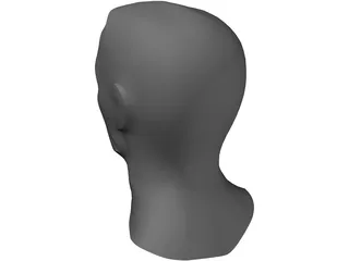 Head Male 3D Model preview