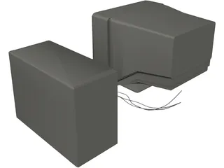 Computer 3D Model preview
