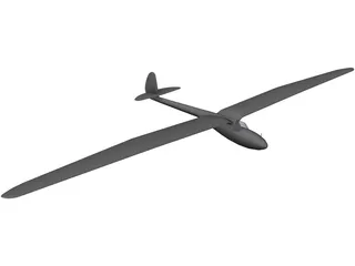 Klein Glider 3D Model preview