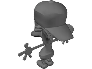 Kid Paddle 3D Model preview