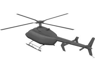 Bell 407 3D Model preview