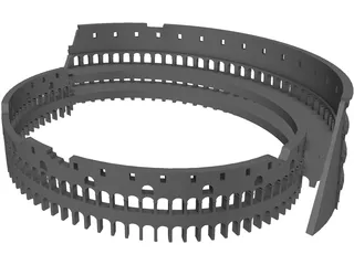 Coliseum Roman 3D Model preview