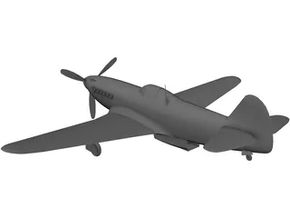 Yakovlev Yak-9 3D Model preview