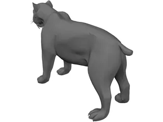 Tiger Saber Tooth 3D Model preview