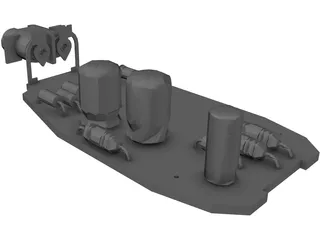 Circuit Board 3D Model preview