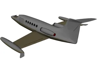 Bombardier Learjet 31A 3D Model preview