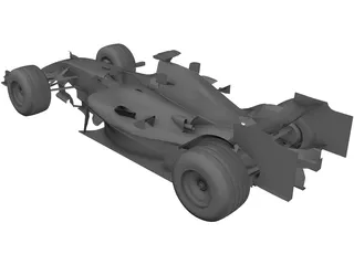 McLaren MP4-21 F1 3D Model preview