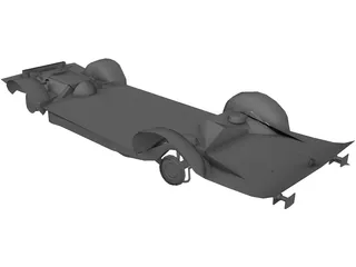 Chassis Chevrolet Caprice (1986) 3D Model preview