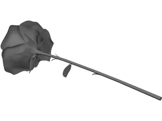 Rose 3D Model preview