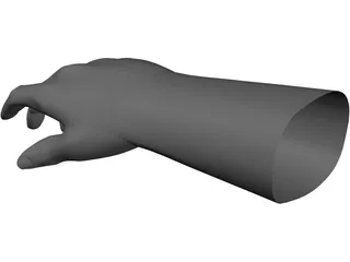Hand Male 3D Model preview