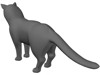 Cat 3D Model preview