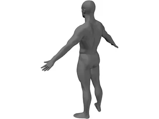 Man European 3D Model preview