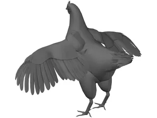 Chicken 3D Model preview