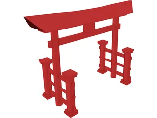 Torii 3D Model preview