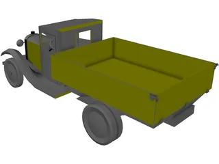 GAZ AA 3D Model preview