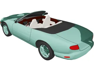 Jaguar XK8 Convertible (2000) 3D Model preview