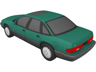 Buick Regal (1997) 3D Model preview