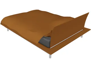 Bed 3D Model preview