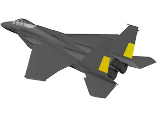 F-15C 3D Model preview