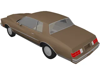 Chevrolet Monte Carlo (1980) 3D Model preview