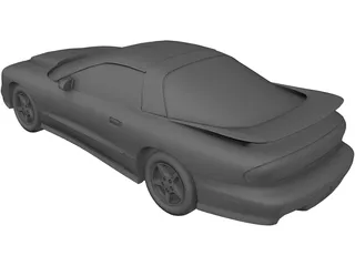 Pontiac Firebird (1996) 3D Model preview