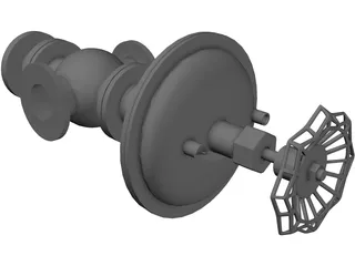 Valve Condensation 3D Model preview