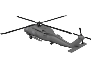 Sikorsky SH-60B Seahawk 3D Model preview