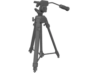 Camera Tripod 3D Model preview