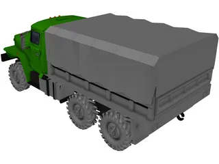 Ural 4320 3D Model preview