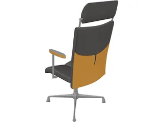 Office Chair 3D Model preview