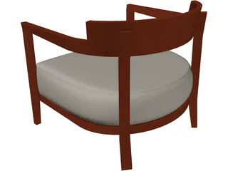 Chair Living Room 3D Model preview