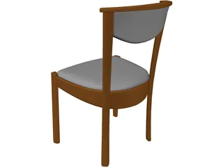 Chair Kitchen 3D Model preview