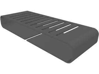 CD Rack 3D Model preview