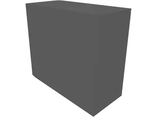 Compaq Desktop Computer 3D Model preview