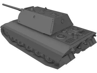 E-100 3D Model preview