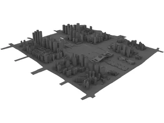 Shenzhen (China) 3D Model preview