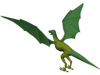 Griffin-Dragon Cross Creature 3D Model preview