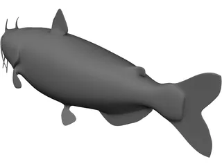 Blue Catfish 3D Model preview